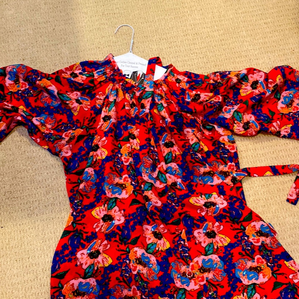 Tucket belted shirt dress worn once size m